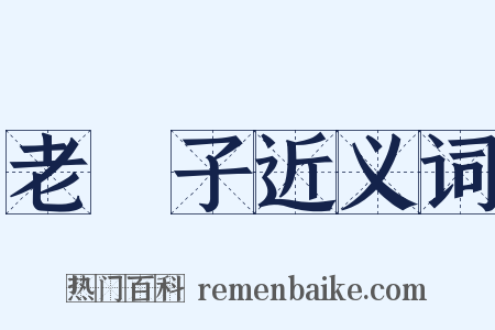 老爺子近义词是什么意思的图片